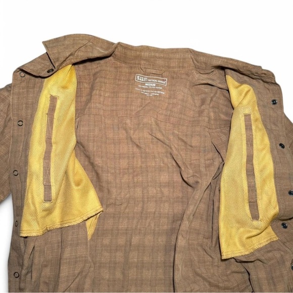 5.11 Tactical Men's Brown Select Covert Shirt - Picture 2 of 6
